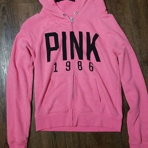 Vs pink hoodie size small